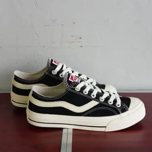 Sepatu Sneakers Ventela22 Public Low Black Natural untuk Pria dan Wanita - Snekers 2