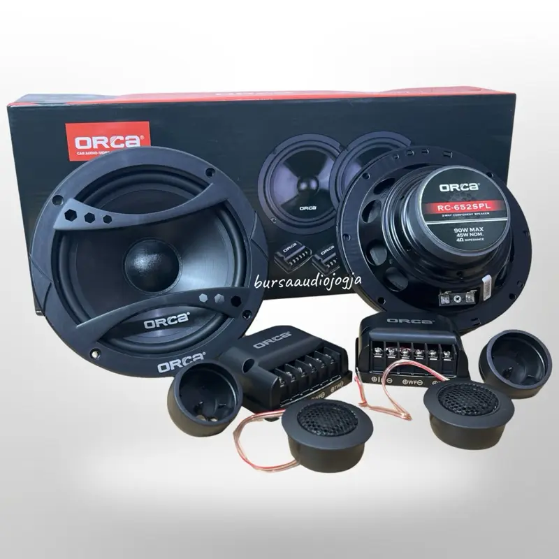 Speaker Split Orca RC 652SPL - 6.5 Inch Speaker Pintu 2 Way Mobil Universal Car Speakers Audio Mobil 0