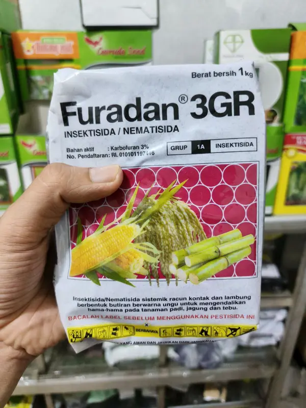FURADAN 3GR INSEKTISIDA NEMATISIDA PENGENDALI HAMA TANAMAN KEMASAN PABRIK 1 KG Default 1