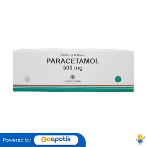 Gambar PARACETAMOL FIRST MEDIFARMA 500 MG BOX 100 KAPLET dari Apotek Mei Farma By GoApotik Kota Surabaya Tokopedia