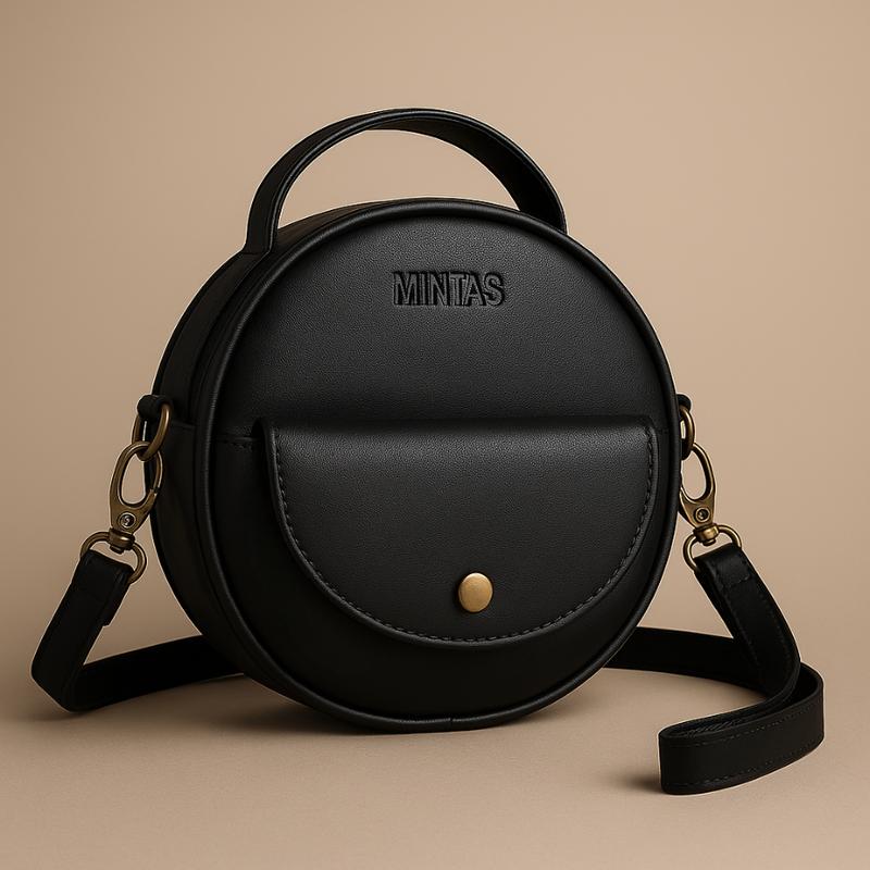 Túi xách nữ có dây đeo chéo fom tròn siêu đẹp dễ thương thời trang MINTAS bag