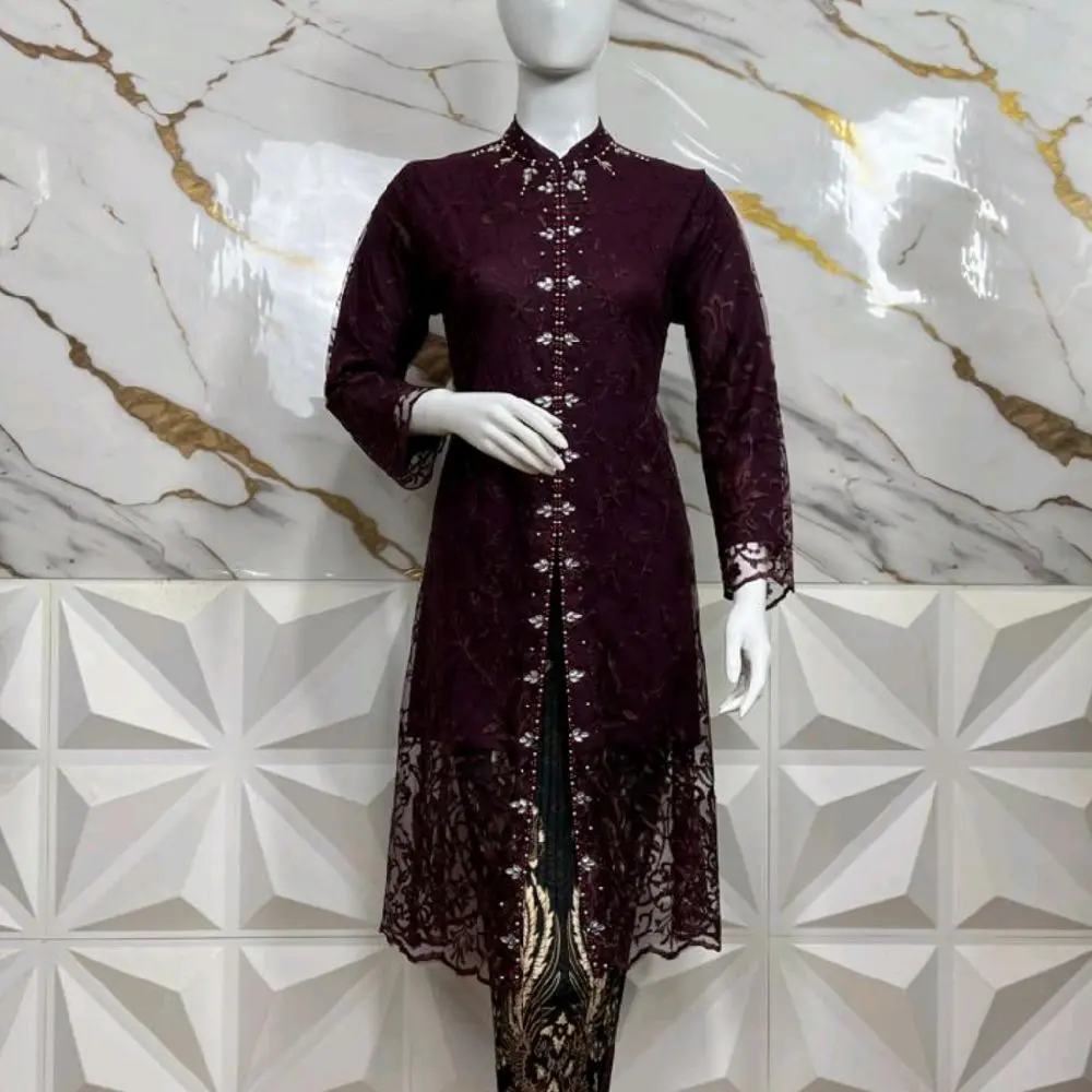 Atasan saja Burgundy