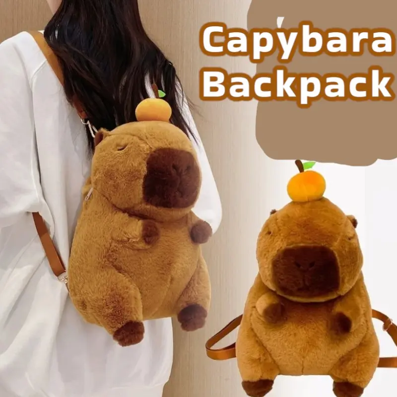 Tas ransel wanita backpak capybara tas beruang lucu tas ransel capybara lucu tas wanita import terbaru tas capybara Backpack