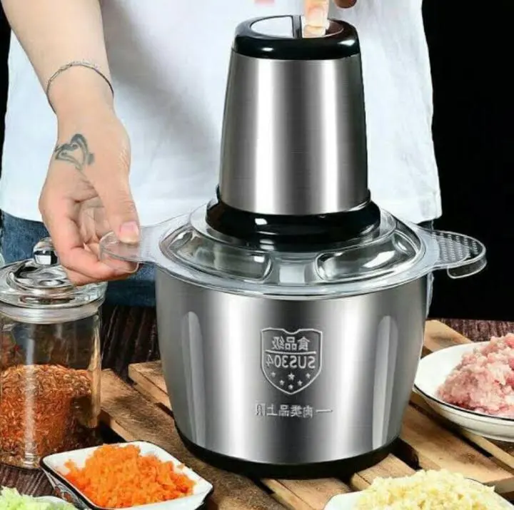 BLENDER STAINLESS SERBAGUNA 2 Liter / Blender daging / choper serbaguna belum rakit