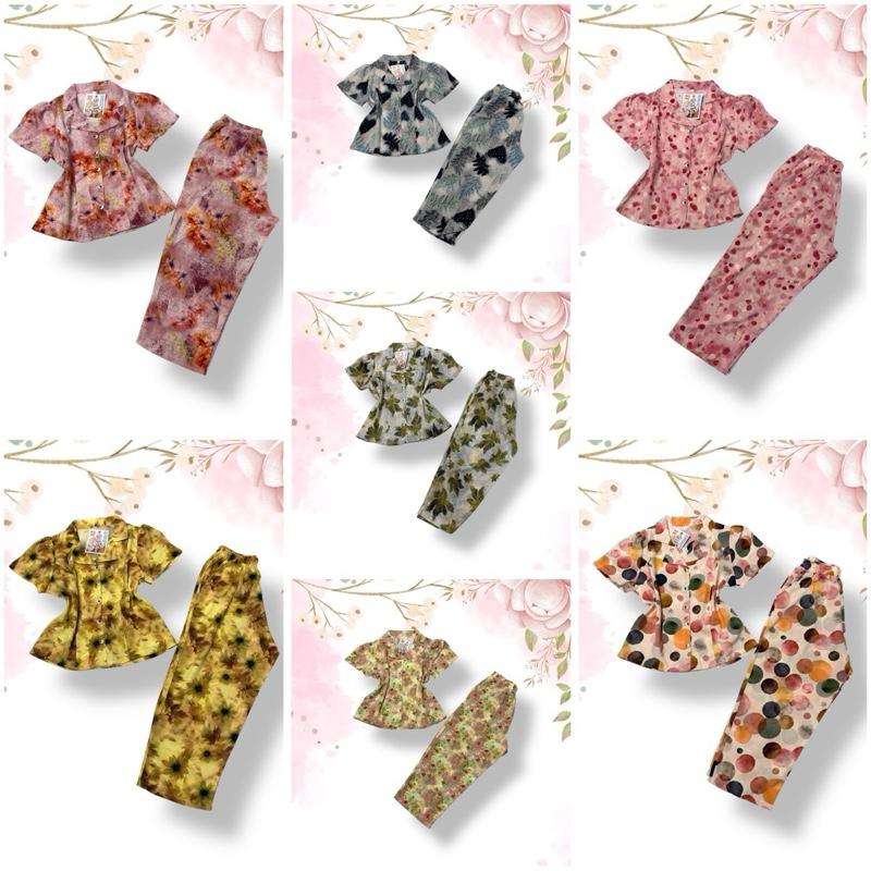   MS-927  Bộ Đồ Quần 9 Tấc Vải Mango ,Áo Ngắn Tay  Size 48Kg-72Kg  Nữ Voi Thun Nhung Women 