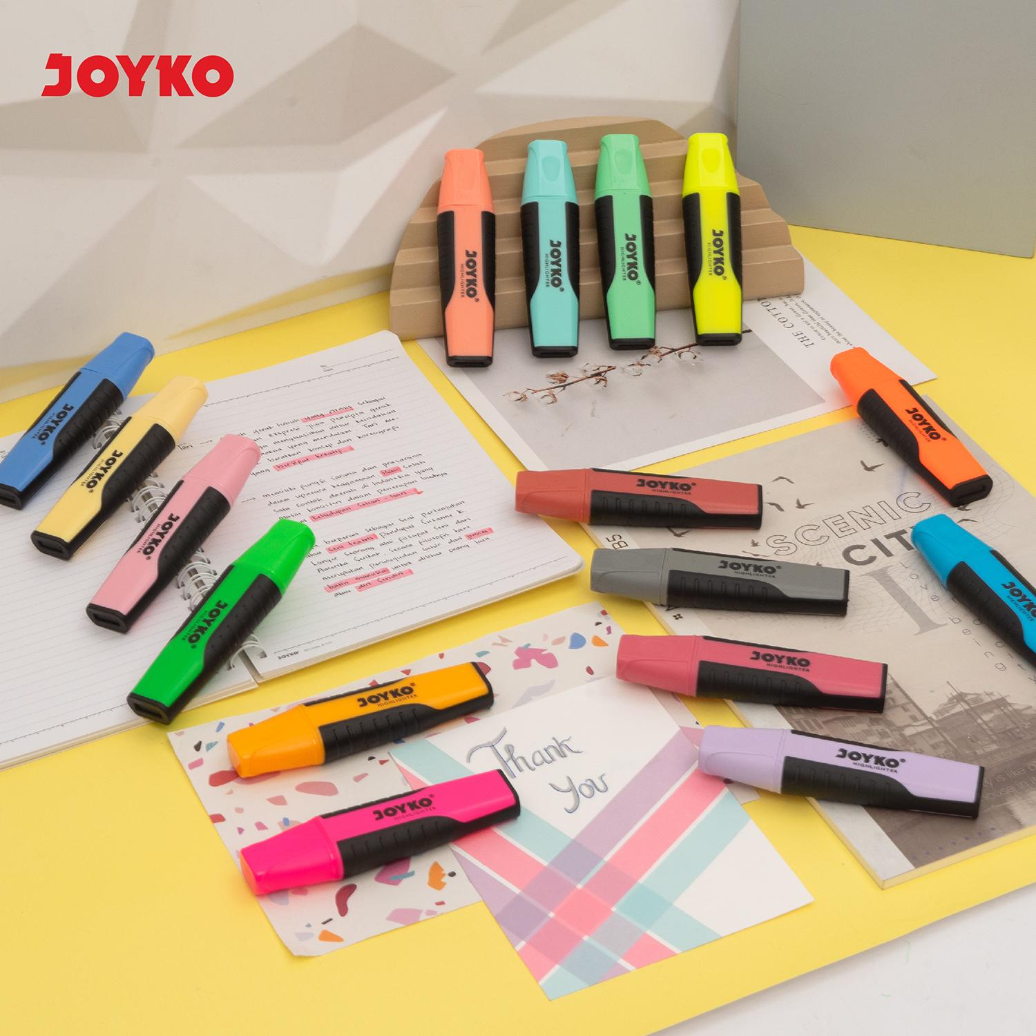 Joyko Highlighter Penanda Berwarna