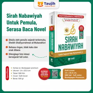 Taujih Buku Sejarah Islam Sirah Nabawiyah Asli sirah nabawiyah original Sahih Nabi Muhammad Alquran alma esbeye sirah nabawiyah Ilustrasi Gambar Bersejarah Nurul Yaqin Mushaf Cover Soft Binding