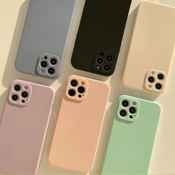 Case Macaroon camera Protect Polos For Type All Type Black Lilac White Bumper