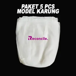 AM37 - 5PCS Puring nasi Kain Gembol Kain Saringan Nasi Kain Jaring nasi Saringan Santan Kelapa