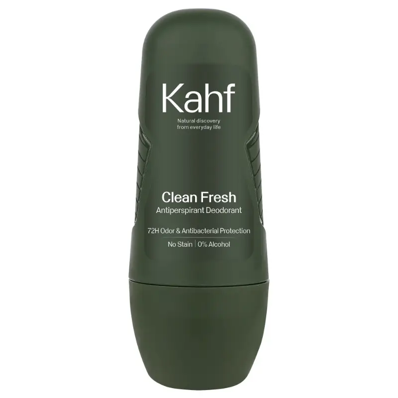(Gift) KAHF Clean Fresh Antiperspirant Deodorant Roll On 45ml ARMY ...