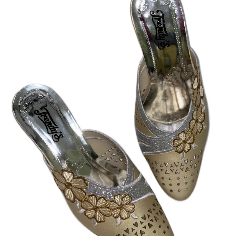 Sandal Hak DMN-04 Wanita Simpel dan Elegan Ukuran 37-42 - Heels High Karet Pesta Shoes Sendal Kaca 5