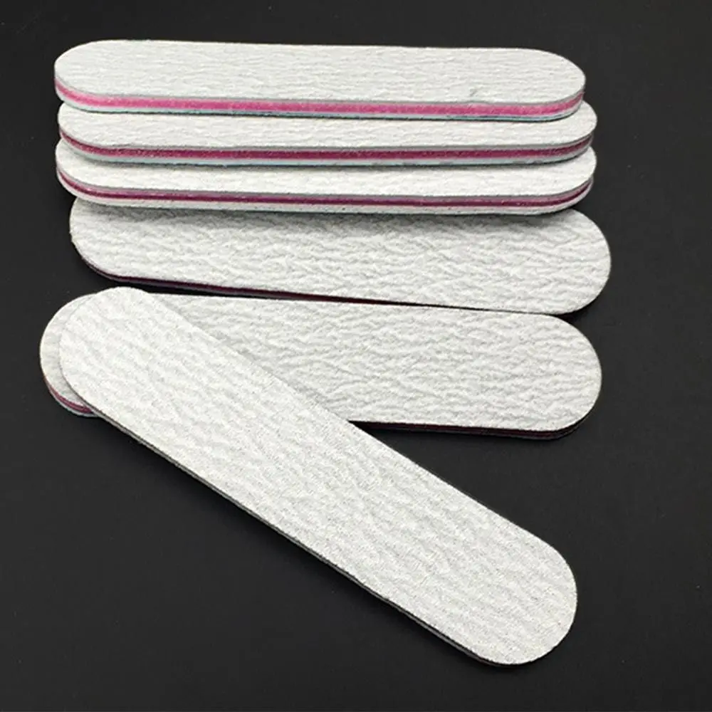 1/5PCS Portable Double Side Mini Nail Files Manicure Grinding Polishing Nailfile Nail Polish Strips Manicure Sanding Buffer Tool