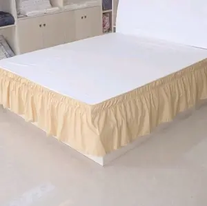 BIG Sale Bed Skirt Katun Motif Embos Punutup Kolong Kasur