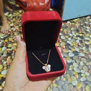 [PRE ORDER] OS1-N44 Kalung Wanita Cranberry Jewelry Necklace Fashion Couple Wedding Pasangan Cowo Pria Wanita Berkualitas Dengan High Quality Grade VVS1 5A Store Anti Karat Luntur Berubah Garansi 1 Tahun
