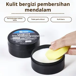 Krim perawatan dan pembersih kulit, krim perawatan jok kulit mobil tanpa bilas, perbaikan interior, sofa dan tas kulit asli.
