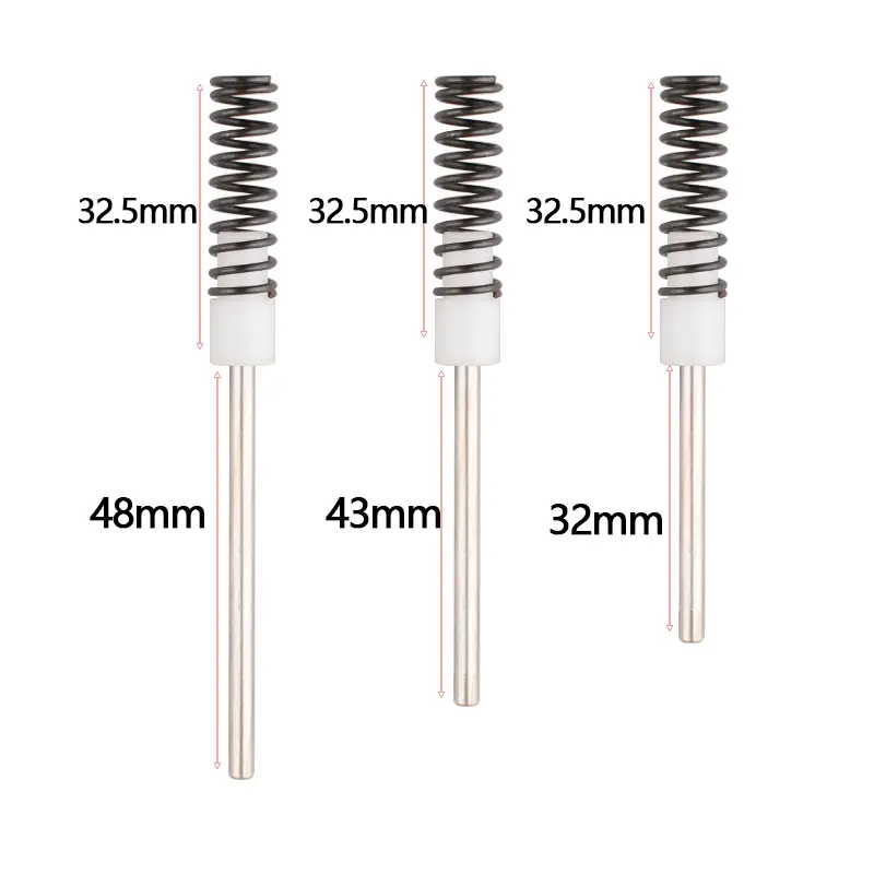 HPA 10PCS Paintball HP Fill Valve Stainless Steel Rod Spring PCP Regulator Airsorft Station Scuba Softair Needle Valve Accesories