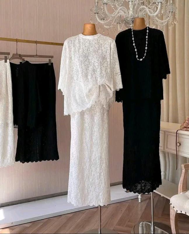 ME Design - Set HERI tiểu thư áo + chân váy chất vải ren mềm mại, size SML