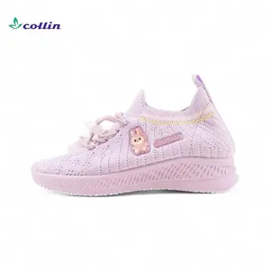 COLLIN Sepatu Anak Perempuan Laki-laki Slip On Rajut Sneakers Tali Hidup LABUBU - LX101-M (22-26)