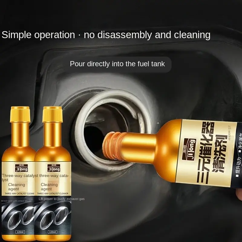 APRIL-5pcs 120ml Carbon Cleaner Fuel Additive for Honda and Yamaha Motorcycles