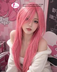 Gambar WIG LONG STRAIGHT PINK lurus panjang cosplay color warna - Candy Pink dari Ryuuta Wig Mall Kota Administrasi Jakarta Utara 1 Tokopedia