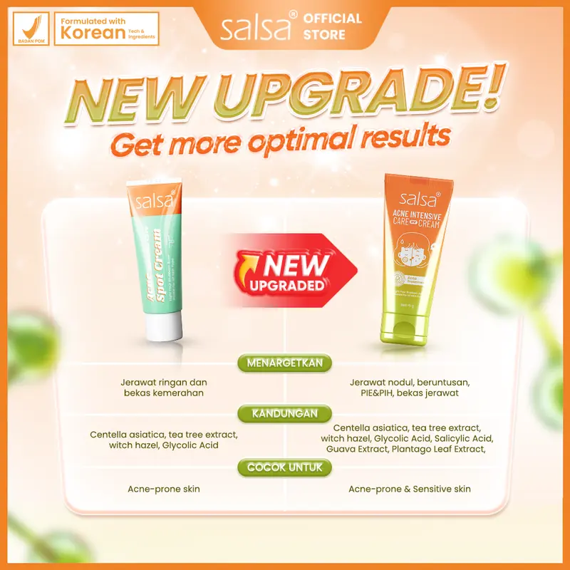 SALSA ACNE SPOT – obat jerawat salep jerawat ance gel anti acne cream | obat totol jerawat pustula papula bruntusan|acne treatment 3