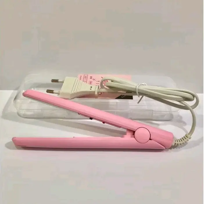Catok rambut karakter 2in1 | catok mini 2in1 20w | catokan keriting lurus portable | banyak warnaa 1