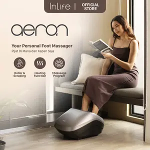 INLIFE - AERON Foot Massager by Advance (iS8801) | IN LIFE Alat Pijat Refleksi Kaki - Mesin Pijit Pijet Getar Elektrik