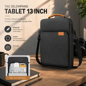 Tas Tablet DANYCASE 13 Inch Anti Air Anti Shock Premium Sleeve Bag dengan Tali Selempang BM140