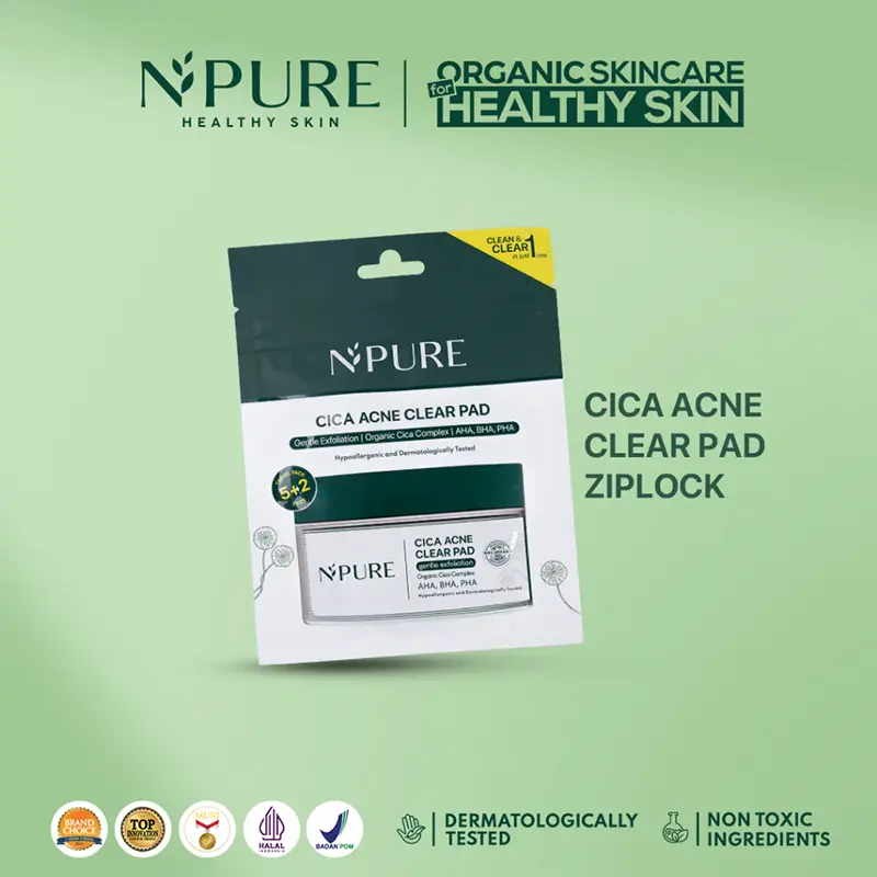 NPURE Cica Acne Clear Pad Ziplock 1