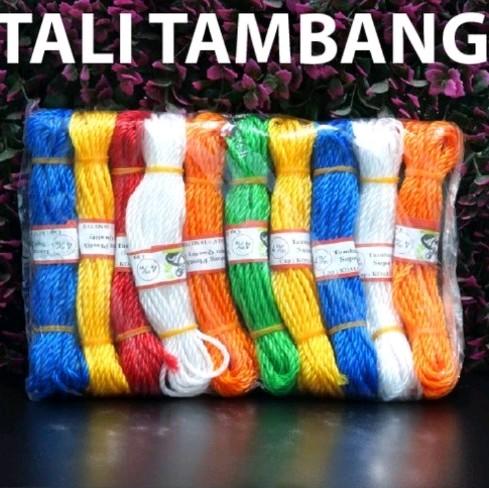 10 pcs/ 1 pack Tali Tambang kuat Tali jemuran 4 mm,5 mm, 6 mm Tali ikat Harga Termurah 1