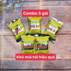 (Combo 5 gói) Men Xử Lý Bể Phốt - Men Đổ Bồn Cầu - Men Vi Sinh Xử Lý Bể Phốt - Chống Tắc Nghẽn - Khử Mùi Hôi DW.97 (Dạng nước) Làm Sạch Kem