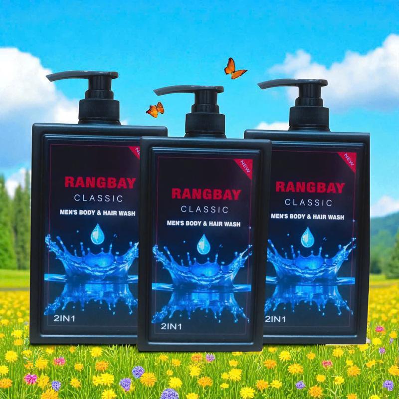  RANGBAY Bộ 3 Sữa Tắm Gội Body Nam 2in1 700ML Hương Nước Hoa Cao Cấp Làm Sạch Mạnh Mẽ Dưỡng Ẩm Tự Nhiên Hương Thơm Nam Tính Bền Lâu 