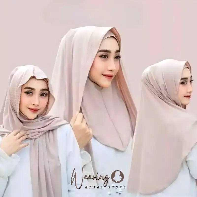 Hijab Pashmina Instan Inner Menutup Leher Oval Jersey Premium