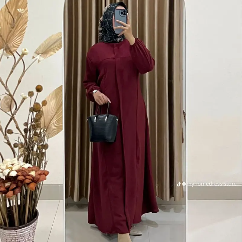 Abaya Elsira 2 VARIASI SET HIJAB&BROSS- Free Bross SAJA// Busui Friendly 4