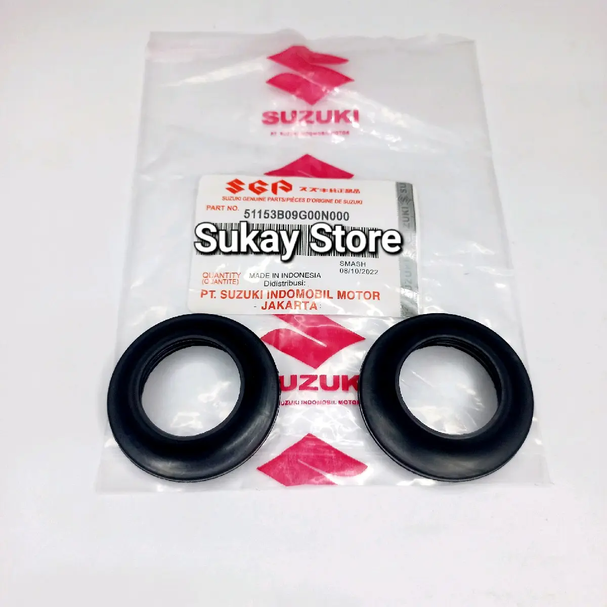 Seal Sil Abu Tutup Debu Shock Sok Breaker Shockbreaker Depan Motor Suzuki Smash Shogun Satria Fu 150 Spin 125 Skydrive Skywave Hayate Nex Lets Address