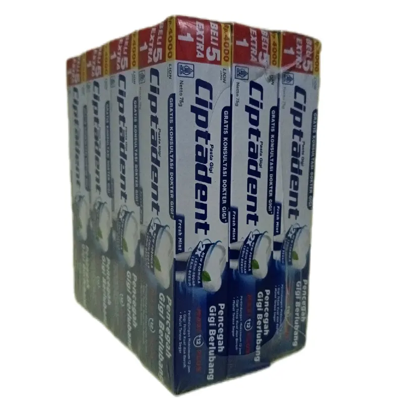 3 pcs Pasta gigi Ciptadent 75gr Mulut  Penyegar pemutih 7