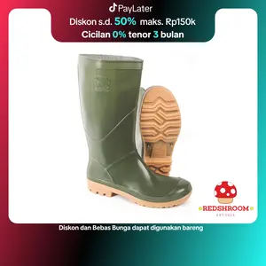 Sepatu Boot Tinggi AP Boots AP ORCA Hijau Sepatu Karet Pria Perikanan Perkebunan Lokal Nyaman Shoes