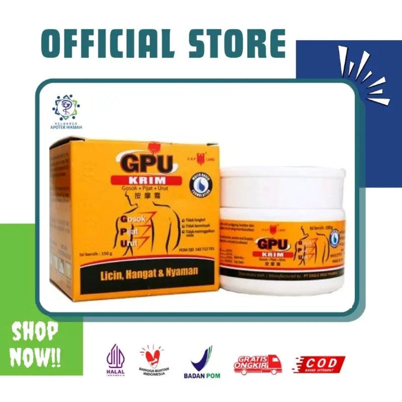 GPU Krim Balm Aromatheraphy Cream Oles Jahe Pala Sereh 0