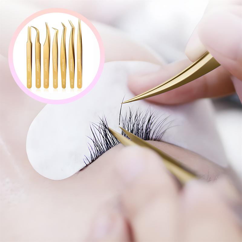 Tay Cầm Nối Mi Giả Độ Chính Xác Cao Nhíp Thép Không Gỉ Độ Chính Xác Cao Cho Lông Mày Mọc Ngược 4