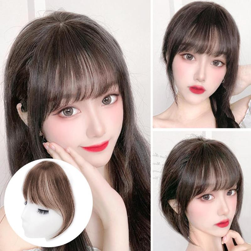 Product Introduction of Tóc Giả Thời Trang, Tóc Mái Bằng Không Khí Giả, Kẹp Tóc Thanh Lịch, Tóc Mái, Y4B6 25