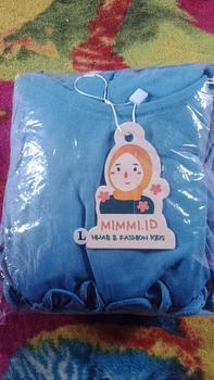 Product Review of MIMMI.ID—Shanum Set Jilbab Dress Gamis Jersey Anak Perempuan Baju Muslim Panjang Syari Cewek Wanita Setelan  Polos Newborn from A**h 1