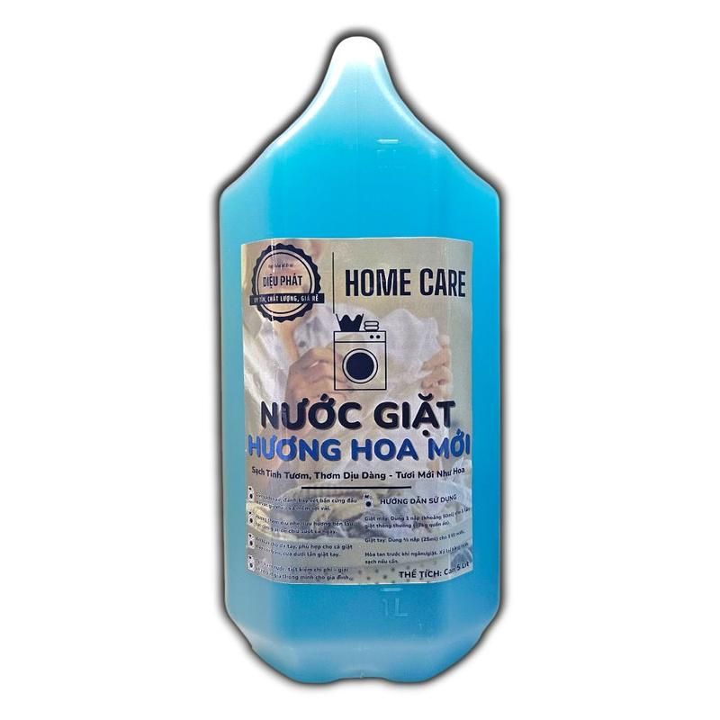 Product Introduction of COMBO 4 Nước Giặt Diệu Phát Hương Hoa Mới Can 5Kg - Làm Sạch Vết Bẩn, Làm Mềm Vải 15