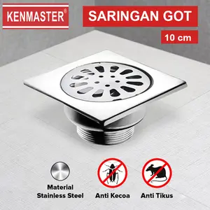 Kenmaster Saringan Got Stainless Floor Drain SS-4in S-63