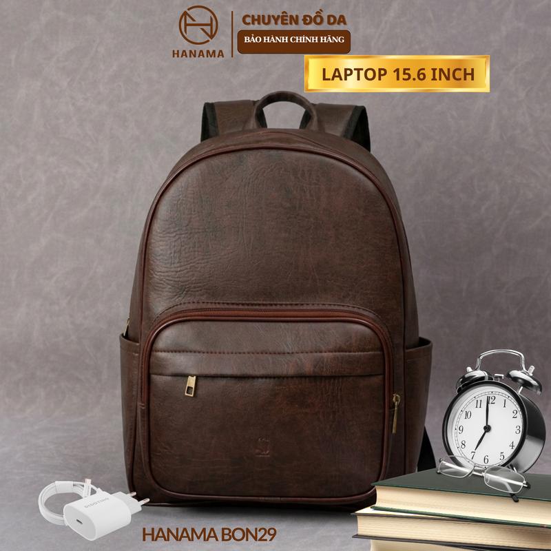 [DAILY_HANAMA] _Balo new Đi Học đeo Vai da cao cấp BON29 bản cao cấp chống sốc 5 mặt Backpack