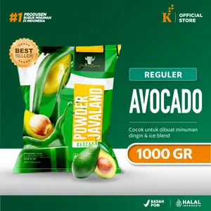Bubuk Minuman Bubble Powder Drink Avocado ORIGINAL Javaland 1kg Gula