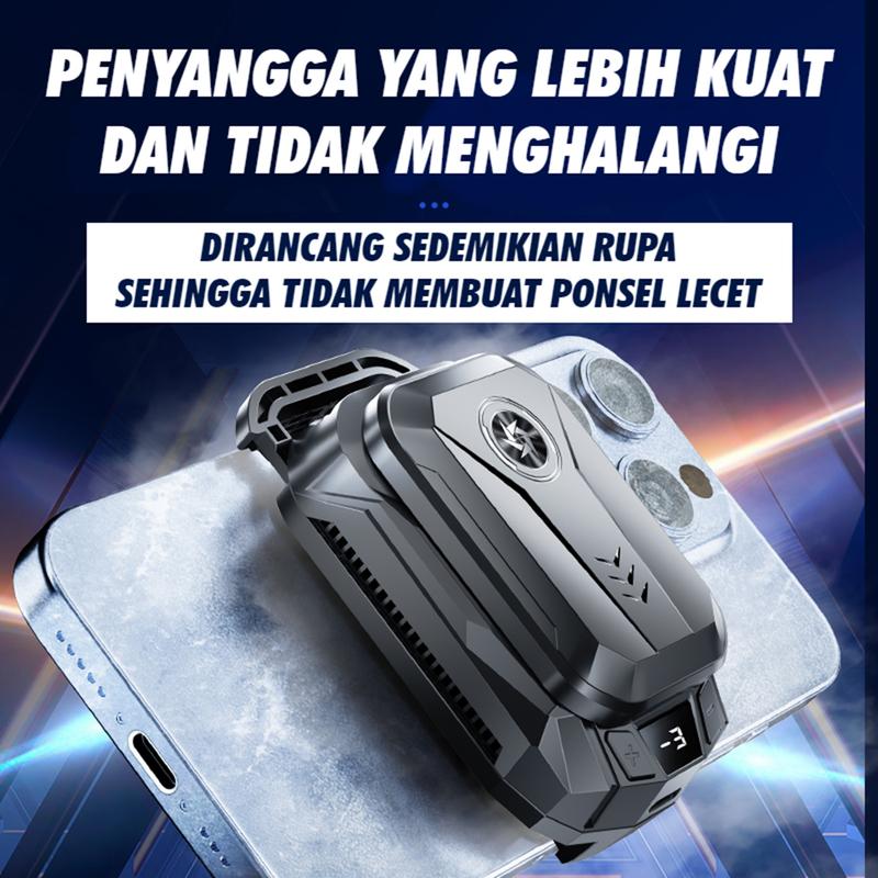 NEIKU NK50 FAN COOLER SEMICONDUCTOR PELTIER WITH BATTERY 1500MAH PORTABLE RECHARGEABLE PHONE COOER Kipas Angin 6