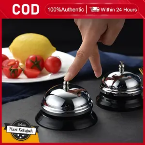Bel Panggil Meja Kasir - Suara Keras 30 Meter Anti Gagal Stainless Steel Cocok Cafe/Restoran/Hotel