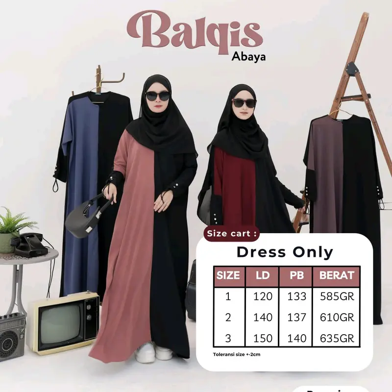 saz daily | adeeva balqis abaya by saz daily 3
