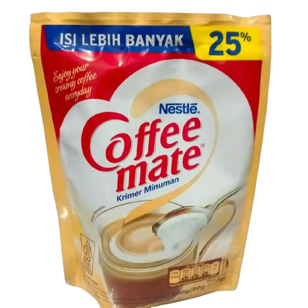 Nestlé Coffee Mate Krimer Minuman Isi Lebih Banyak 25% 100g (80g + 20g) untuk Kopi Lezat Setiap Hari