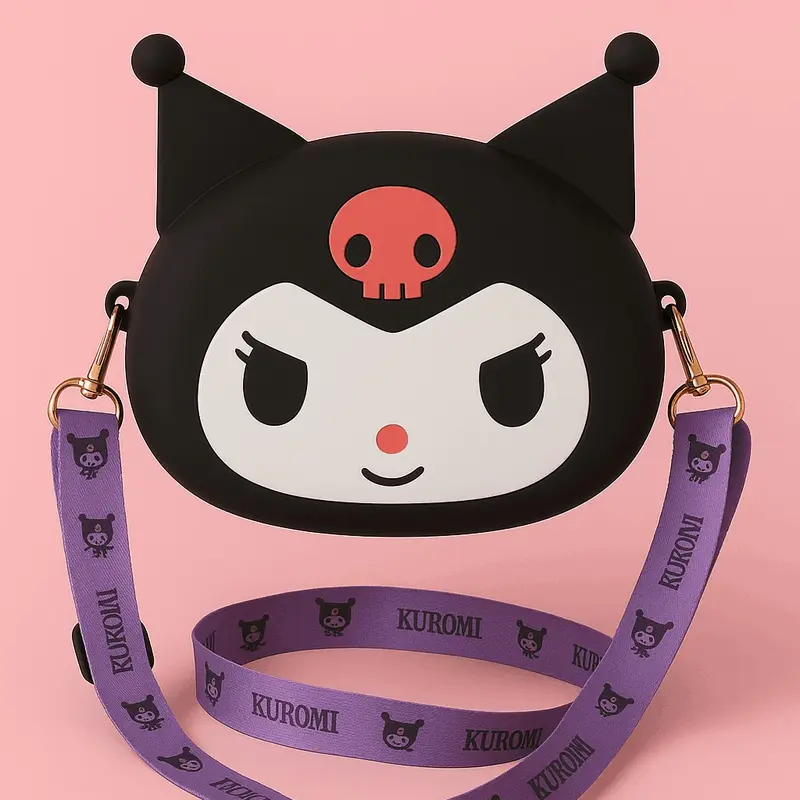 [Muat HP] Tas Selempang Karakter Kartun Anak Cowo Cewe Lucu Ukuran BESAR Muat HP Cetakan Emboss 3D Real Pic Bisa COD Fashion 5